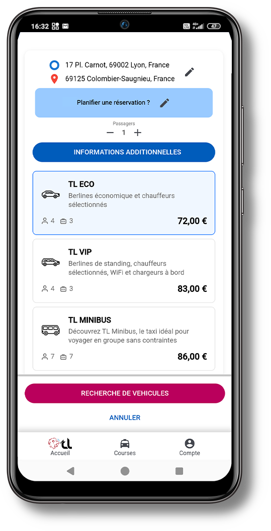 Application TL Réservation : A solution adapted to all your mobility needs