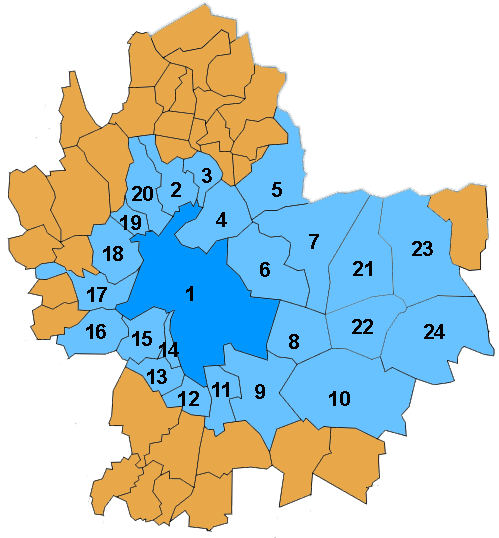Lyon taxis cities zones