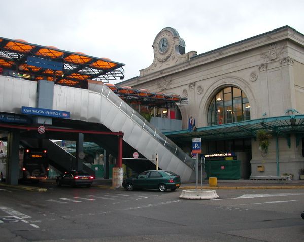 Map station of Lyon Saint-Exupéry