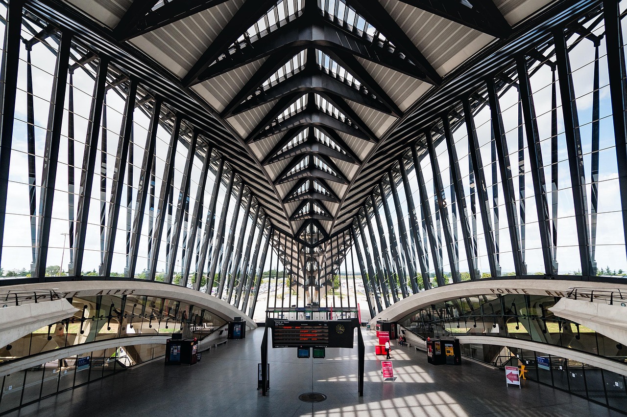 Taxi Gare de Saint Exupery Illustration